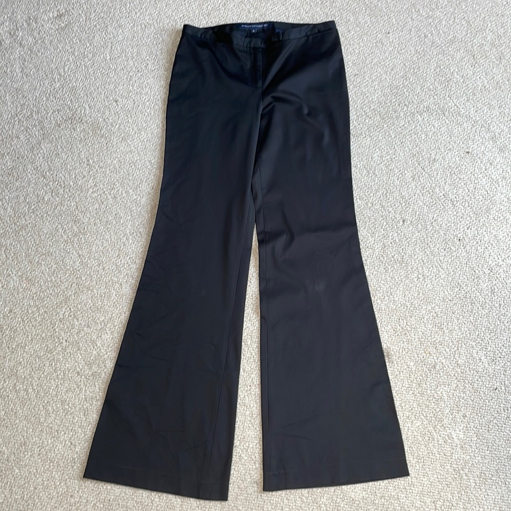 French Connection low rise flare pants with silver stud detail